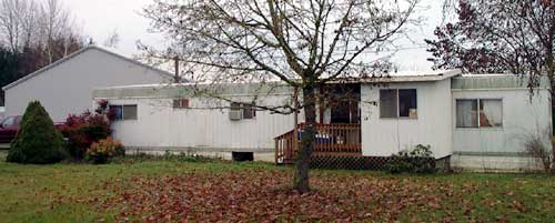 the actual trailer house I grew up in