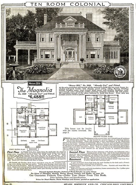Sears kit home: The Magnolia