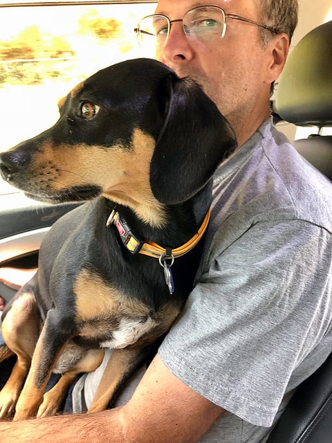 Nick and Tally, Riding in the Car