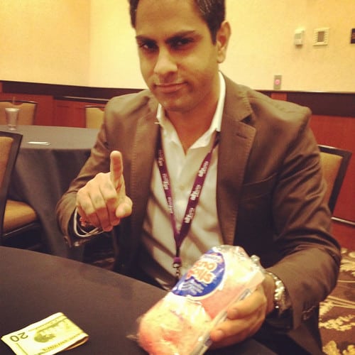 Ramit scolding me about my snack choices