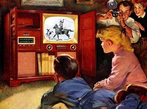 1953 - tv kids, snapshot