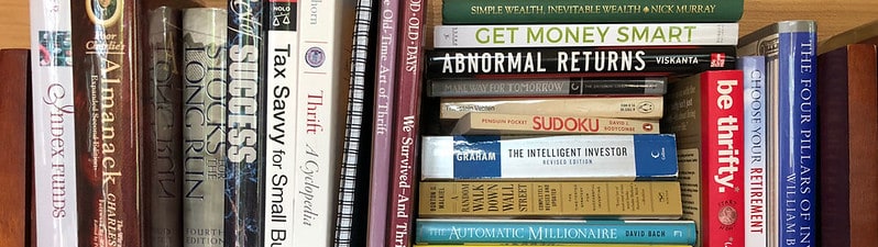 Top Shelf of my Money Books