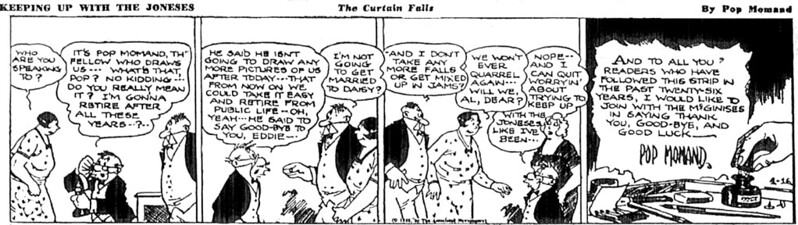 Keeping Up with the Joneses (16 April 1938)