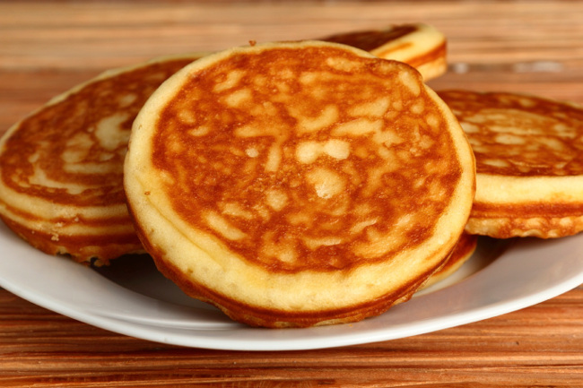 Plate of pancakes