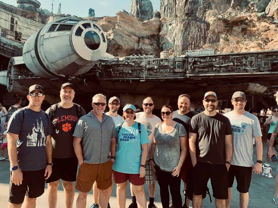 Nuestro grupo turístico en Disney