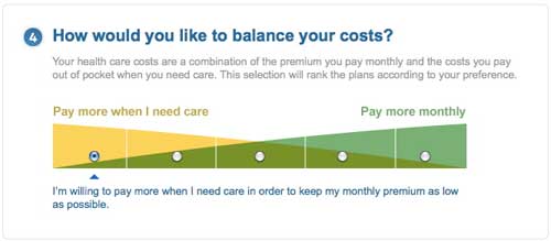 My plan options at my insurance provider