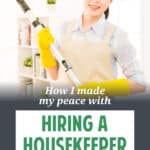 The popular opinion is that anyone can do housework (so you shouldn't outsource this labor), but does that mean that everyone has to?