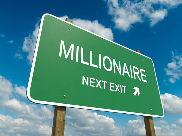 millionaire sign