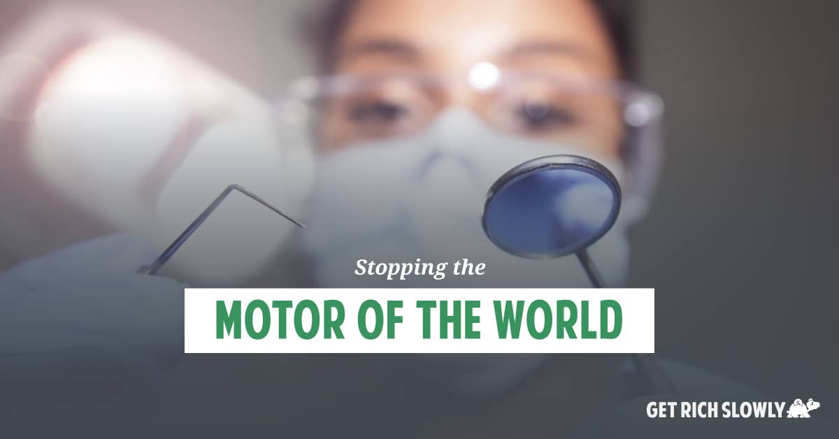 Stopping the motor of the world