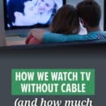 Ten years ago, I canceled cable TV. Since then, I've found a variety of ways to watch television without a cord. Even sports! Here's how we do it.